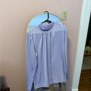 Ann Taylor Lavender Long Sleeve Top